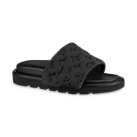 Louis Vuitton Pool Pillow Mule Black Uomo Donna | Miglior Qualità | Streetwalk