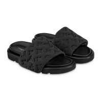 Louis Vuitton Pool Pillow Mule Black Uomo Donna | Miglior Qualità | Streetwalk