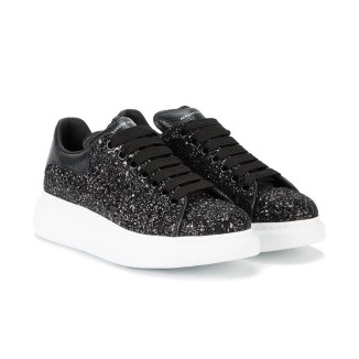 Alexander McQueen Oversized Sneaker Glitter Black