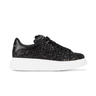 Alexander McQueen Oversized Sneaker Glitter Black