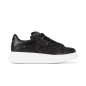Alexander McQueen Oversized Sneaker Glitter Black