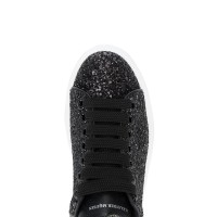 Alexander McQueen Oversized Sneaker Glitter Black