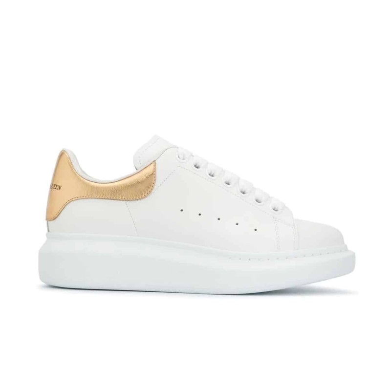Alexander MCQueen Oversized Sneaker White Gold