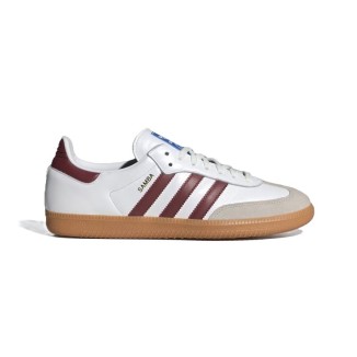 Adidas Samba White Burgundy