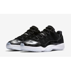 Nike Air Jordan 11 Low Black Metallic Silver