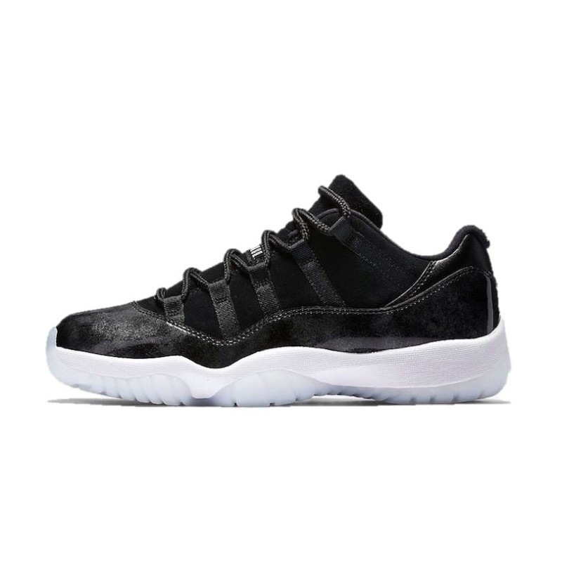 Nike Air Jordan 11 Low Black Metallic Silver