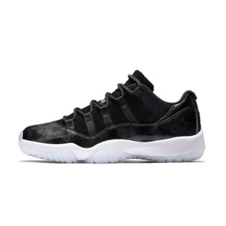 Nike Air Jordan 11 Low Black Metallic Silver