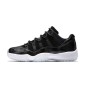 Nike Air Jordan 11 Low Black Metallic Silver
