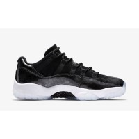 Nike Air Jordan 11 Low Black Metallic Silver