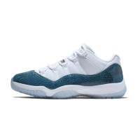 Nike Air Jordan 11 Low Snakeskin Blue