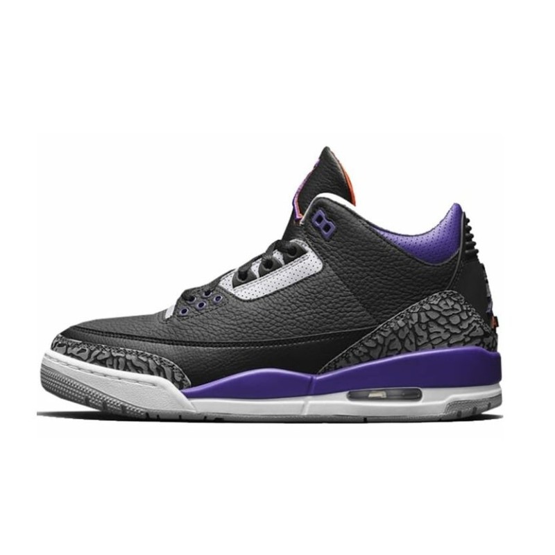Nike Air Jordan 3 Retro Black Court Purple
