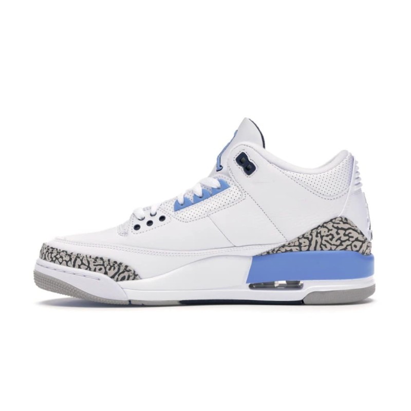 Nike Air Jordan 3 Retro White UNC