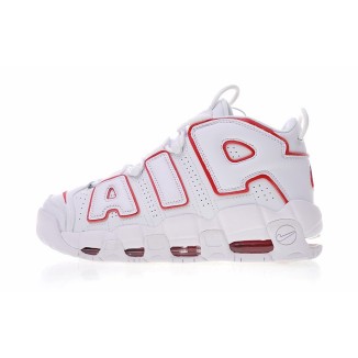 NIKE AIR MORE UPTEMPO WHITE RED
