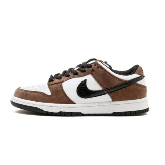 Nike SB Dunk Low White Black Trail End Brown