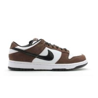 Nike SB Dunk Low White Black Trail End Brown