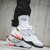 Nike M2K Tekno Blancas Logo Nero