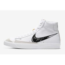 Nike Blazer Mid 77 Vintage Bianca Logo Dipinto