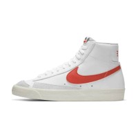 Nike Blazer Mid 77 Vintage Bianche logo Rosso