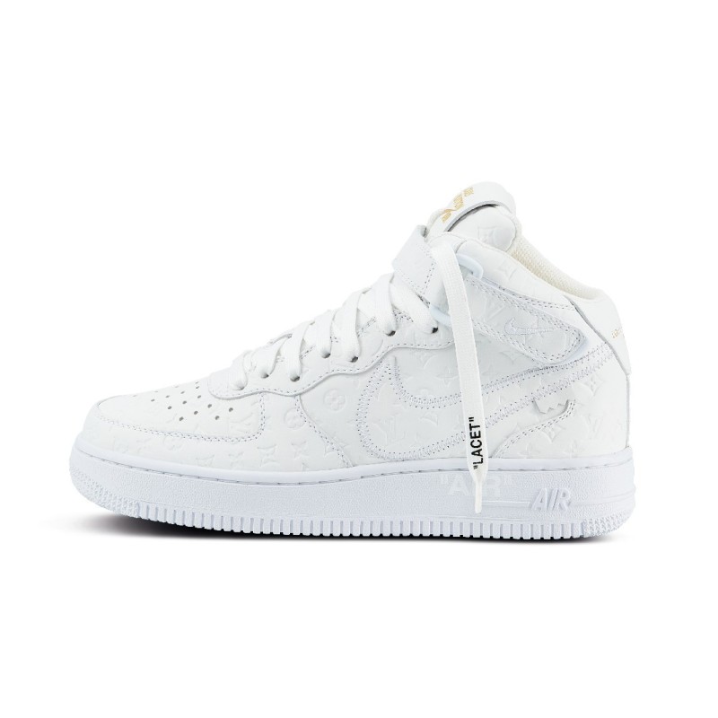 Louis Vuitton x Nike Air Force 1 Mid White