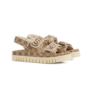 Gucci Sandal Dooble GG Beige