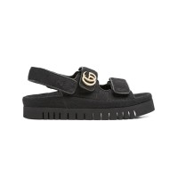 Gucci Sandal Dooble GG Black