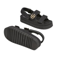 Gucci Sandal Dooble GG Black