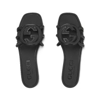 Interlocking G Slide Sandal Black