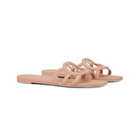Interlocking G Slide Sandal Light Beige