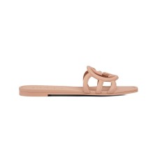 Interlocking G Slide Sandal Light Beige
