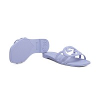 Interlocking G Slide Sandal Lilac