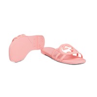 Interlocking G Slide Sandal Pink Rubber