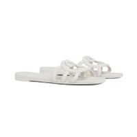 Interlocking G Slide Sandal White