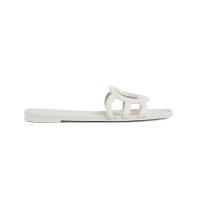 Interlocking G Slide Sandal White