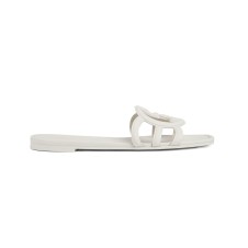 Interlocking G Slide Sandal White