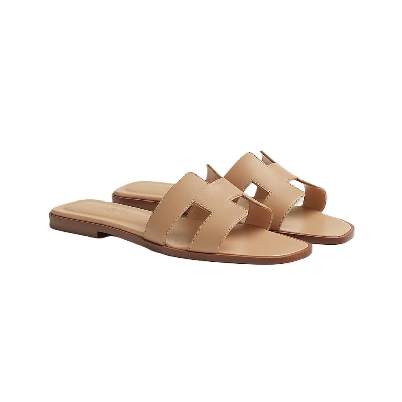 Hermes Sandal Oran Beige Natura