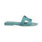 Hermes Sandal Oran Blue Mineral