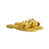 Hermes Sandal Oran Jaune Imperial