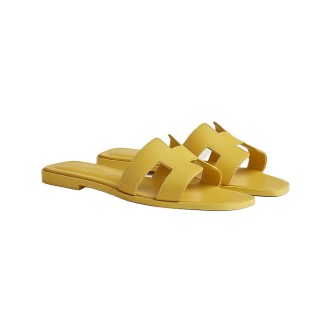 Hermes Sandal Oran Jaune Imperial