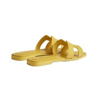 Hermes Sandal Oran Jaune Imperial