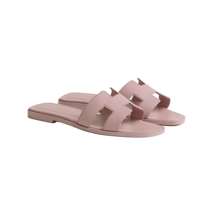 Hermes Sandal Oran Rose Cancan