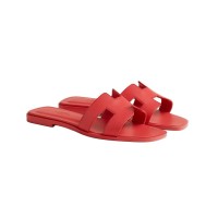 Hermes Sandal Oran Rose Vermillon
