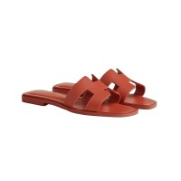 Hermes Sandal Oran Rouge De Turin