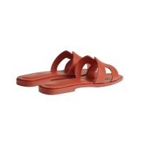 Hermes Sandal Oran Rouge De Turin