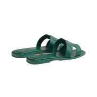 Hermes Sandal Oran Vert Viride