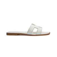 Hermes Sandal Oran White