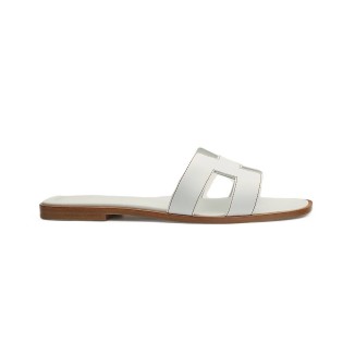 Hermes Sandal Oran White