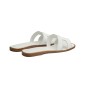 Hermes Sandal Oran White