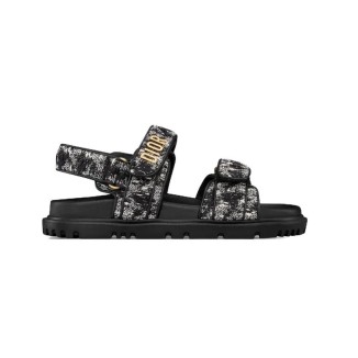Dior Dioract Sandal Black Grey