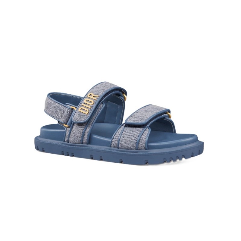 Dior Dioract Sandal Blue Denim