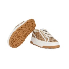 Gucci Platform Sneaker Beige